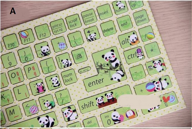 Adesivo para Teclado Coreano Aparador Madeira ~ Adesivo para Teclado Coreano