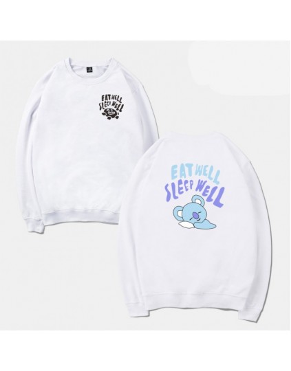 Blusa BTS BT21  Shooky & Koya Eat Well Sleep Well