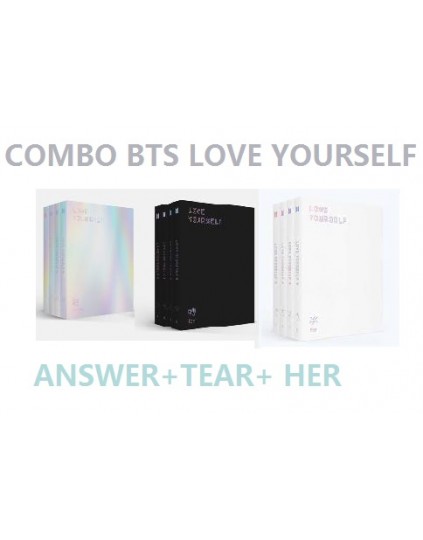 COMBO BTS Love Yourself ( Her+ Tear+ Asnwer) CD