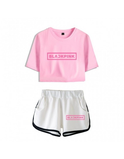 Conjunto Blackpink ( Shorts+Cropped)