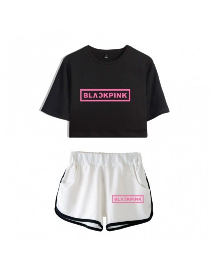 Conjunto Blackpink ( Shorts+Cropped)