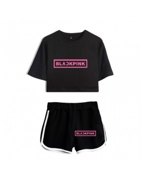 Conjunto Blackpink ( Shorts+Cropped)