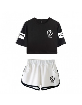 Conjunto GOT7 ( Shorts+Cropped)