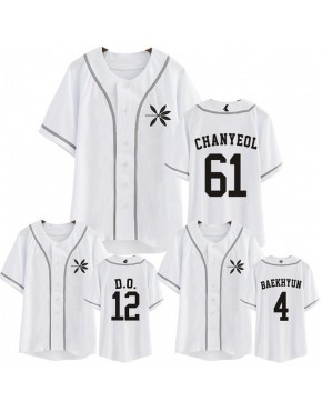 Camisa de Baseball Jersey EXO The War Membros