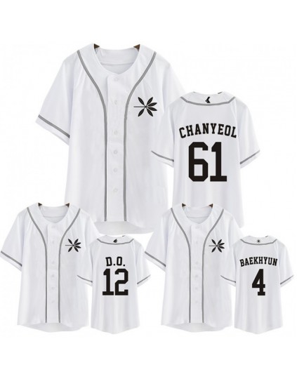 Camisa de Baseball Jersey EXO The War Membros