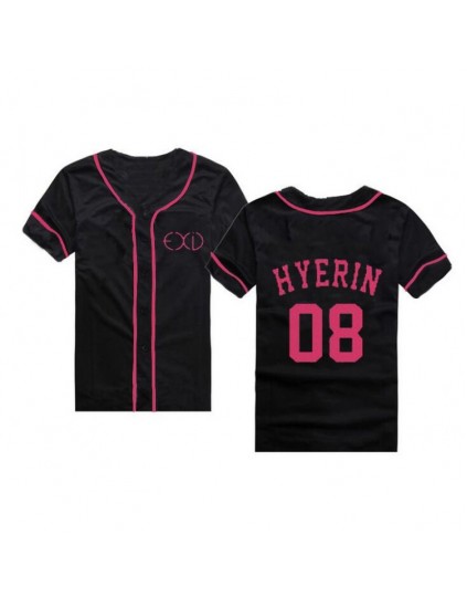 Camisa de Baseball Jersey EXID Membros