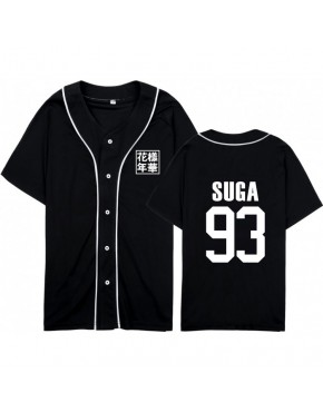 Camisa de Baseball Jersey BTS Membros