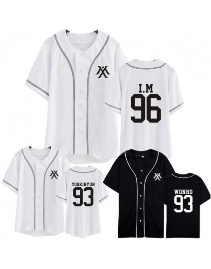 Camisa de Baseball Jersey Monsta X Membros