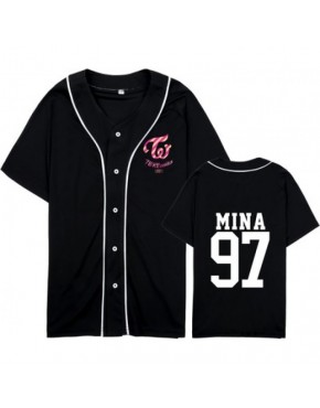  Camisa de Baseball Jersey Twice Membros