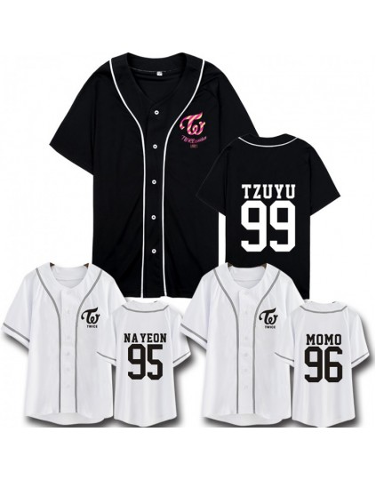  Camisa de Baseball Jersey Twice Membros