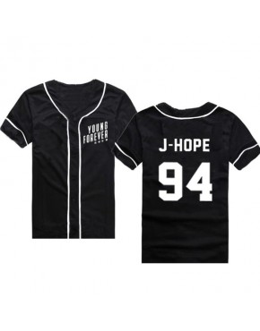 Camisa de Baseball Jersey BTS Membros