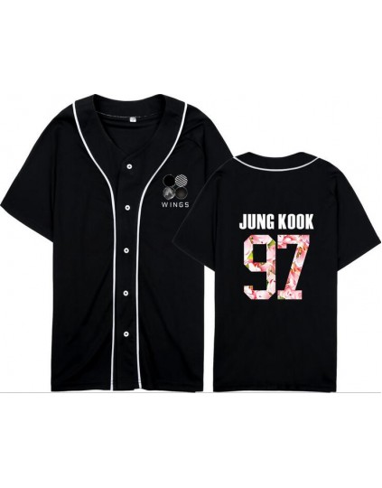 Camisa de Baseball Jersey BTS Wings