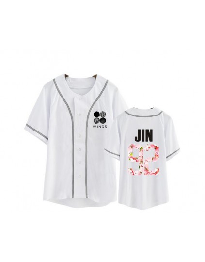 Camisa de Baseball Jersey BTS Wings