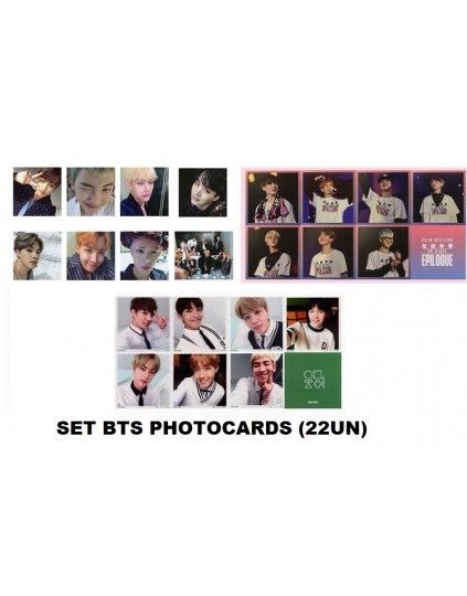 SET BTS Photo Cards -(22PC)