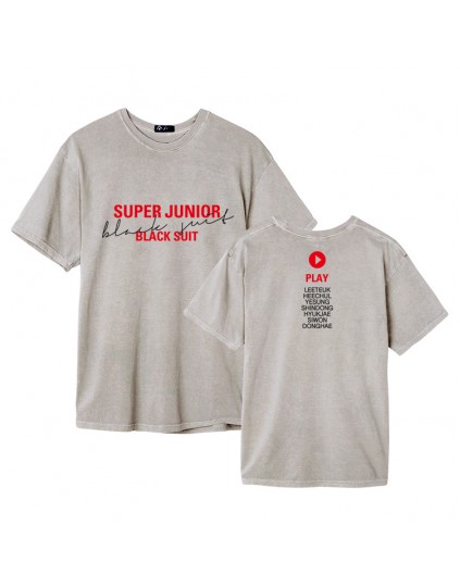 Camiseta Super Junior Black Suit