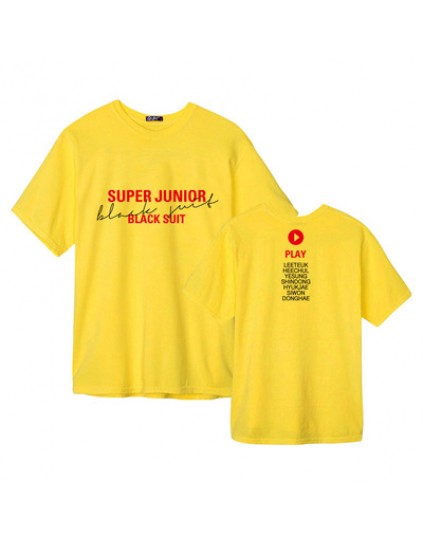 Camiseta Super Junior Black Suit