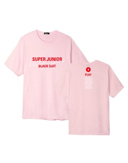 Camiseta Super Junior Black Suit