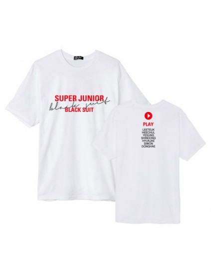 Camiseta Super Junior Black Suit