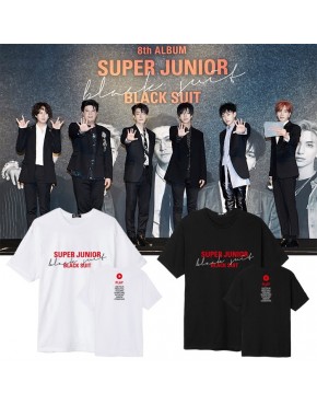 Camiseta Super Junior Black Suit