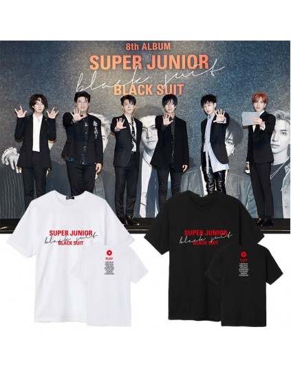 Camiseta Super Junior Black Suit