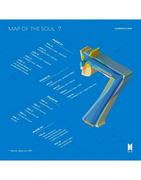 BTS - MAP OF THE SOUL : 7 SET ( 4 versões) CD