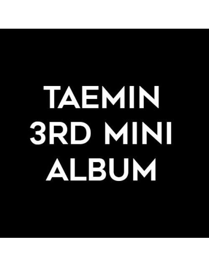 Taemin - 3rd Mini Album [Regular Edition]