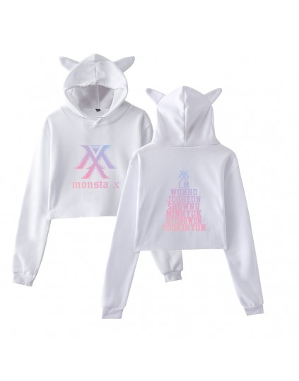 Moletom Cropped Cat Monsta X