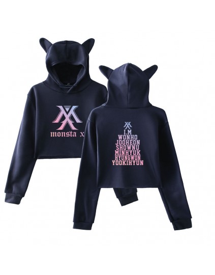 Moletom Cropped Cat Monsta X