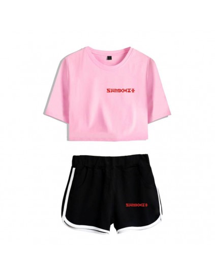 Conjunto Monsta X (Shorts+Cropped)