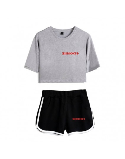 Conjunto Monsta X (Shorts+Cropped)