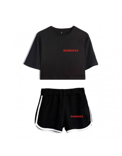 Conjunto Monsta X (Shorts+Cropped)