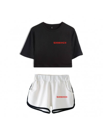 Conjunto Monsta X (Shorts+Cropped)