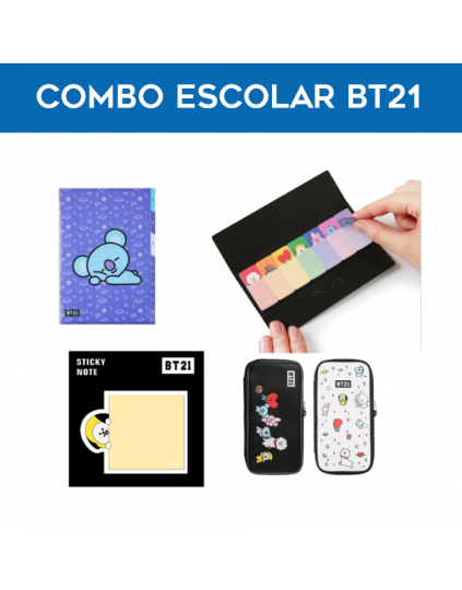 Combo Escolar BT21