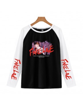 Camiseta Raglan Longa BTS Fake Love