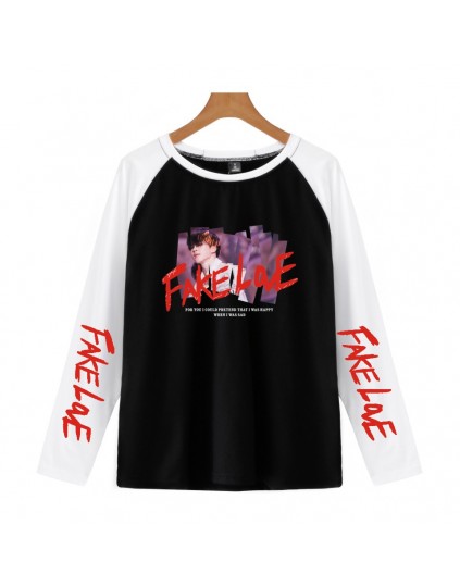 Camiseta Raglan Longa BTS Fake Love