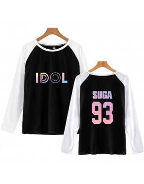 Camiseta Raglan Longa BTS Membros