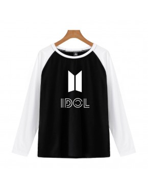 Camiseta Raglan Longa BTS Idol