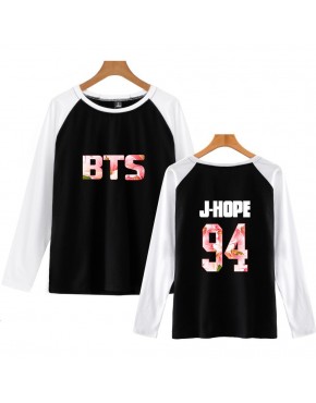 Camiseta Raglan Longa BTS Membros