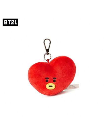 Chaveiro BTS BT21 Oficial Face Plush Doll 