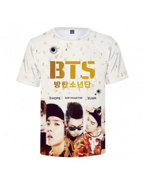 Camiseta BTS 3D Estampada 