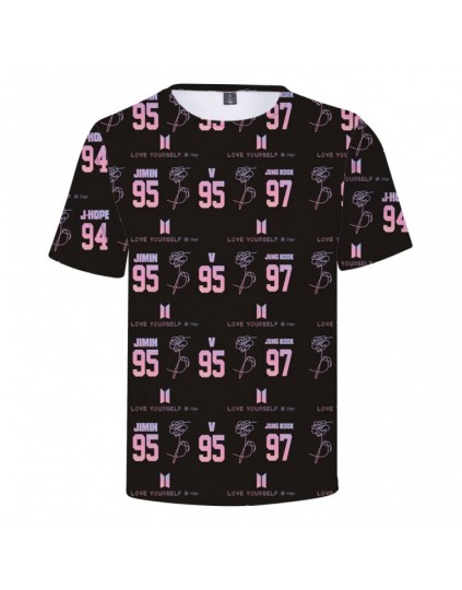 Camiseta BTS 3D Estampada