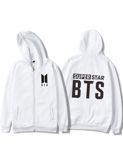 Moletom com Ziper BTS Super Star