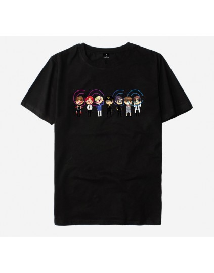 Camiseta BTS GOGO Cartoon