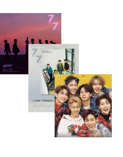 COMBO GOT7 (7 FOR 7/ PRESENT EDITION/ EYES ON YOU)