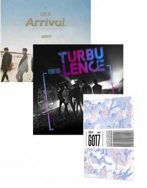 Combo GOT7 FLIGHT LOG [ARRIVAL+TURBULENCE+DEPARTURE] (3cds)