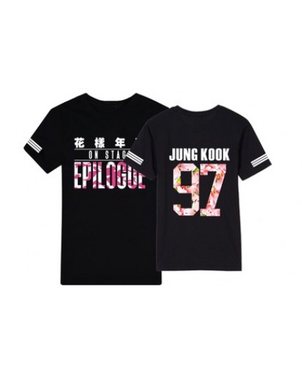 CAMISETA BTS EPILOGUE ON STAGE MEMBROS