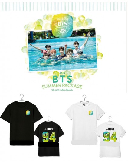 Camiseta BTS Summer Package Membros