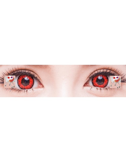 CIRCLE LENS  GEO Animation Red