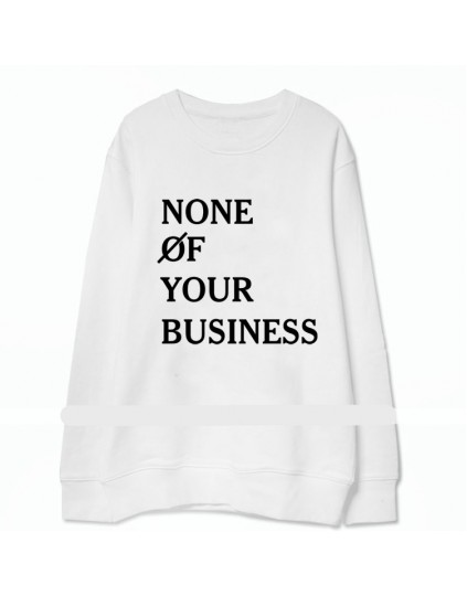 Blusa BTS EXO None of your business