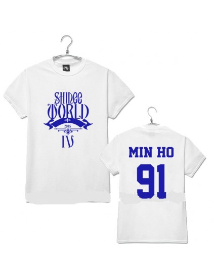 Camiseta Shinee World IV In Seoul Membros